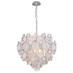 Светильник подвесной Crystal Lux DESEO SP6 D460 SILVER