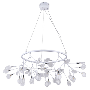Светильник подвесной Crystal Lux EVITA SP45 D WHITE/TRANSPARENT