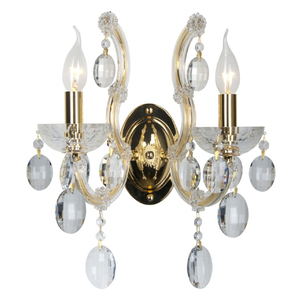 Бра Crystal Lux HOLLYWOOD AP2 GOLD