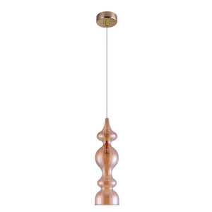 Светильник подвесной Crystal Lux IRIS SP1 A AMBER