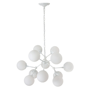 Люстра Crystal Lux MEDEA WHITE SP12