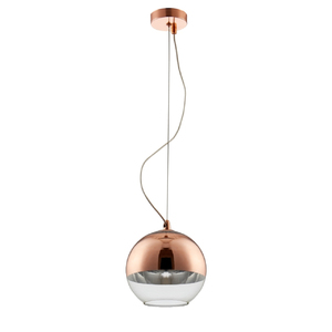 Светильник подвесной Crystal Lux WOODY SP1 D200 COPPER