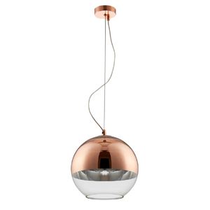 Светильник подвесной Crystal Lux WOODY SP1 D300 COPPER
