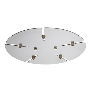 Универсальная потолочная база Crystal Lux D350-5 NICKEL