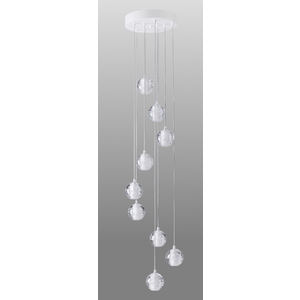 Светильник подвесной Crystal Lux GASPAR SP9 D300 WHITE