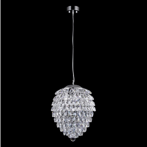 Светильник подвесной Crystal Lux CHARME SP6 CHROME/TRANSPARENT