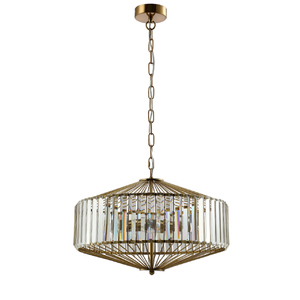 Люстра Crystal Lux FIESTA SP5 BRASS/TRANSPARENTE