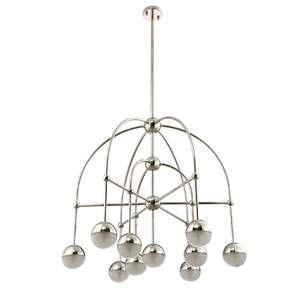 Люстра Crystal Lux TRUENA SP-PL6+3+1 NICKEL