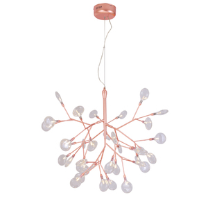 Светильник подвесной Crystal Lux EVITA SP36 COPPER/TRANSPARENT
