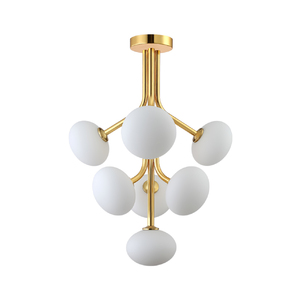 Люстра Crystal Lux ALICIA SP7 GOLD/WHITE