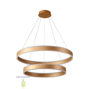 Люстра Crystal Lux MUCHOS SP123W LED D600+800 GOLD