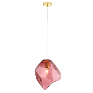 Светильник подвесной Crystal Lux NUESTRO SP1 GOLD/PINK
