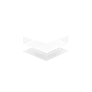 Внешний соединитель угловой для накладного магнитного шинопровода Crystal Lux CLT 0.213 03 WH